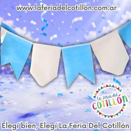Banderin Tela Argentina x 2mts
