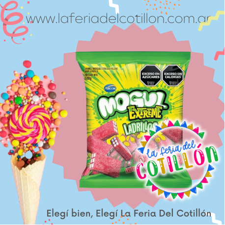 Gomita Mogul Ladrillos x 500 grs.