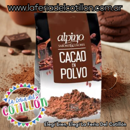 Cacao Amargo en Polvo Alpino x 3kg