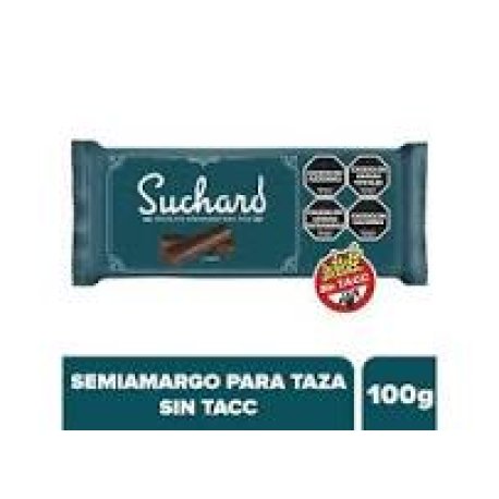 Chocolate Suchard Semiamargo para Taza x 100 grs.(SIN TACC)
