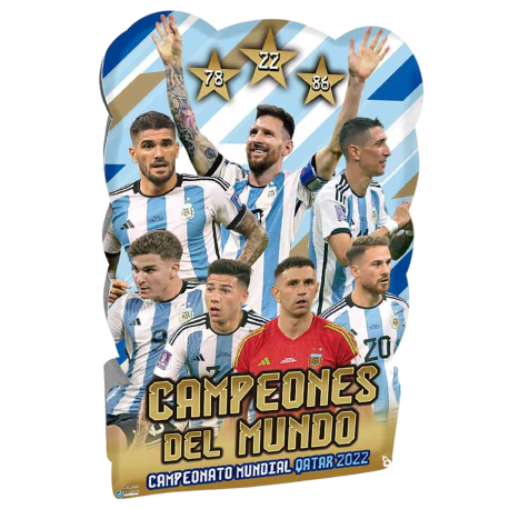Piñata Cartulina Campeones Del Mundo x1