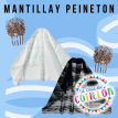 Mantilla y Peinetón  Dama Antigua Tela x 1 u.