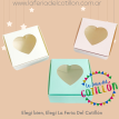 Caja Corazon Visor 10x10x5cm