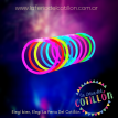 Pulseras Neon x 15 u. (mismo color)