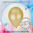 Globos Perlados 12'' Dorado Globolandia x 25 u.