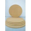 Base MDF Marrón para Tortas - REDONDA 24 cm.