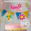 Adorno Cake Topper Torta Abejita Chiquitita x 3piezas