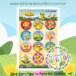 Stickers Abejita Chiquitita Autoadhesivo x 24 u.