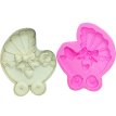 Molde de Silicona 3D para Modelado - Coche de Bebé