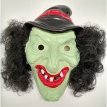 Careta Bruja con Pelo x 1 u.