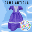 Disfraz Dama Antigua x1 (TALLE 10)