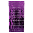 Cortina Metalizadad Brick Wall Violeta (2 mt. x 1 mt.)