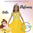 Disfraz Bella Vestido Drapeado x 1u.