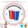 Vaso Plástico PP Americano 400 ml. x 25 u.