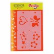 Kit Stencil Pintafan 4 en 1 - Mariposa-Corazón