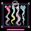 Mechita Extensión  para Cabello con Broche x 1 u.