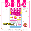 Pasta Ballina Para Cubrir Tortas Color Amarillo Formula H-DDL x 500g