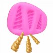 Molde de Silicona 3D para Modelado - Cuernitos de Unicornio