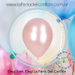 Globos Perlados 12'' Rosa Globolandia x 25 u.
