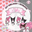 Set 5 Pinches Feliz Cumple My Melody y Kuromi x 1u