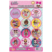 Stickers LOL Surprised Autoadhesivo x 24 u.