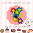 Formas de Pastillaje Comestible Stitch x 12 u.