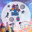 Cake Topper Guerreras K POP (9 piezas)