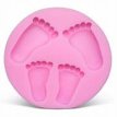 Molde de Silicona 3D para Modelado - Piecitos