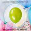 Globos Perlados 12'' Verde Manzana Globolandia x 25 u.