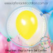 Globos Perlados 12'' Amarillo Globolandia x 25 u.