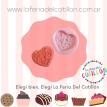 Molde de Silicona 3D para Modelado - Corazón con Flores
