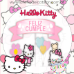 Set 5 Pinches Feliz Cumple Kitty x 1u