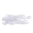 Cuchara Plastica Sundae Europea Cristal x 10 u.