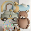 Globo Metalizado Oso Matte Teddy Bear (89cmx65cm) x 1 u.