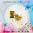 Confeti Metalizado Mini  4mm Dorado x 15grs.