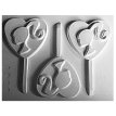 Placa Acetato Molde Barbie x 3 u. Paleta  (1289A)