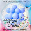 Globo Globolandia Celeste Pastel 10'' x 50 u.