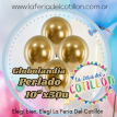 Globo Globolandia Perlado Dorado 10