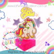 Adorno Torta Unicornio x 1 u.