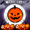 Plato Calabaza Feliz Halloween x 6 u.
