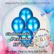 Globo Globolandia Perlado Azul 10