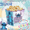 Pochoclera Cajita Stitch x 6u