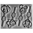 Placa Acetato Molde x 3 u. - Paletas Minnie-Mickey