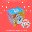 Caja Cubo Motivos Navideños 9x9x9cm