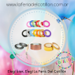 Cinta Plana Ribbon Metalizada Surtida x 10 u.