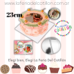Disco Acrlico Espejado Selfie Cake 23cm X 1 u.