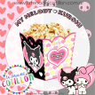 Pochoclera Cajita My Melody y Kuromi x 6u