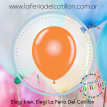Globos Perlados 12'' Naranja Globolandia x 25 u.
