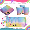 Kit Descartables Polipapel Colores Pastel x 1u.