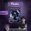 Afiche Poster Merlina x 1 u.